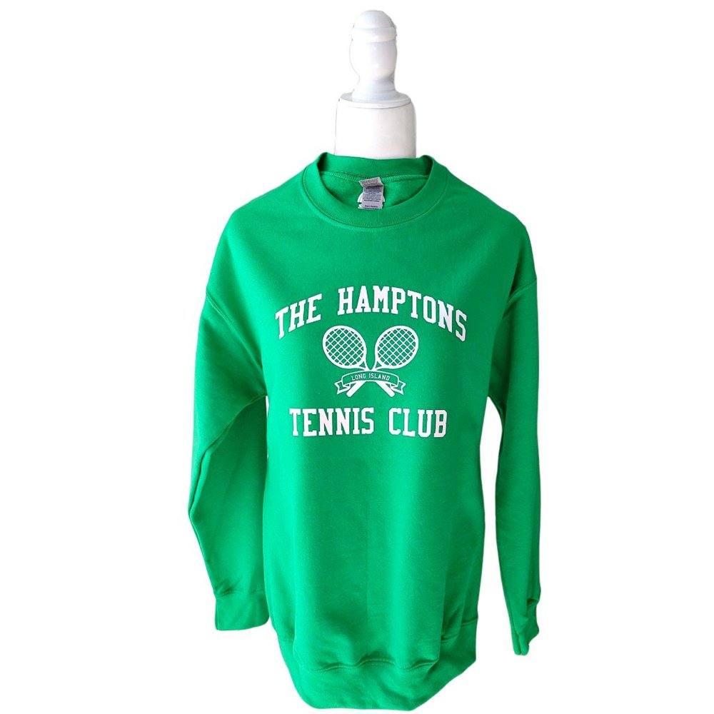 Green Hamptons Tennis Club Sweatshirt - Picture 6 of 7